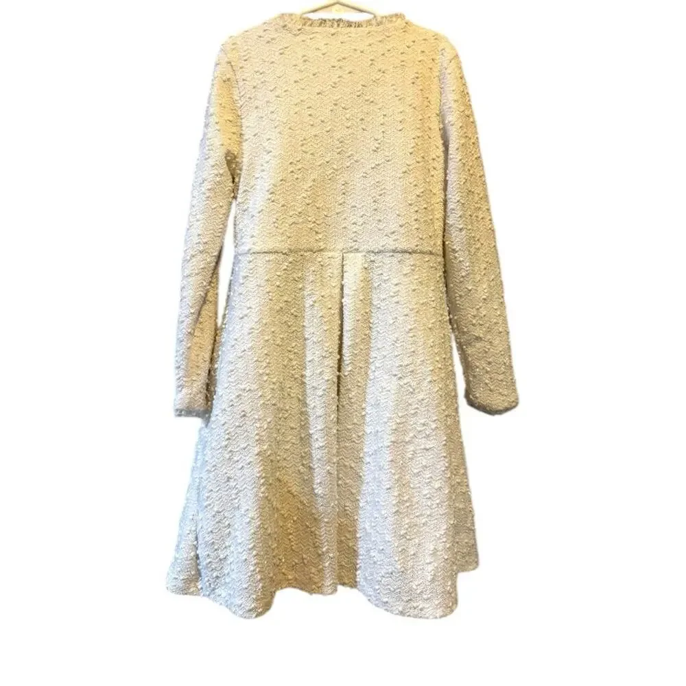 Nanette Kids Dress & Coat Set – Size 7/8 – Ivory Holiday/Party Outfit